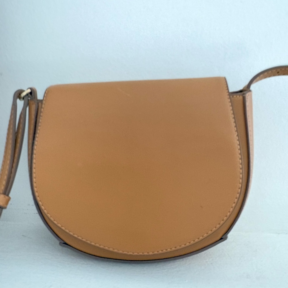 Tan Leather Crossbody Bag